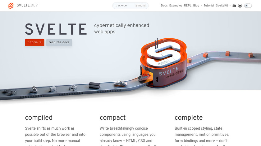 Svelte Landing Page