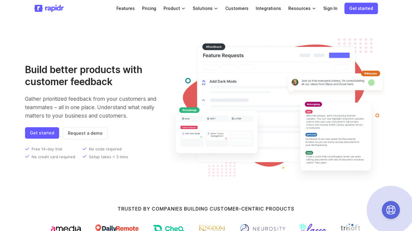 Rapidr.io Landing Page