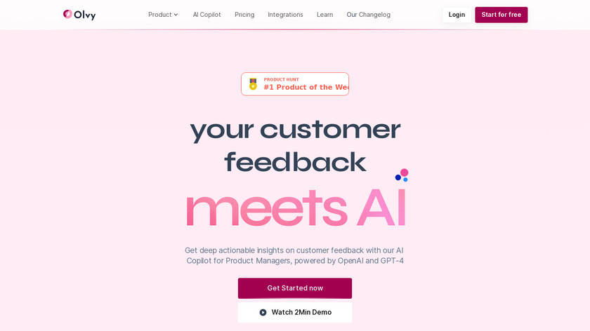 Olvy Landing Page