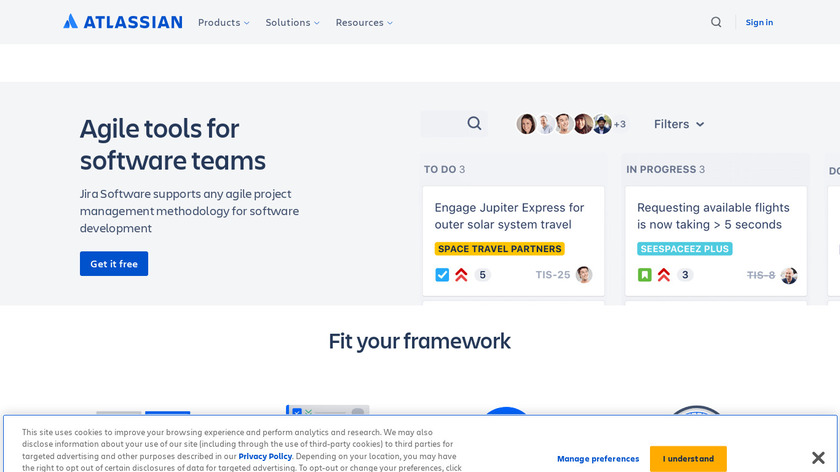 Jira Landing Page