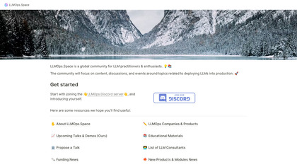 LLMOps.Space screenshot