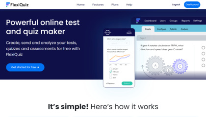 FlexiQuiz screenshot