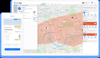 DelivApp screenshot
