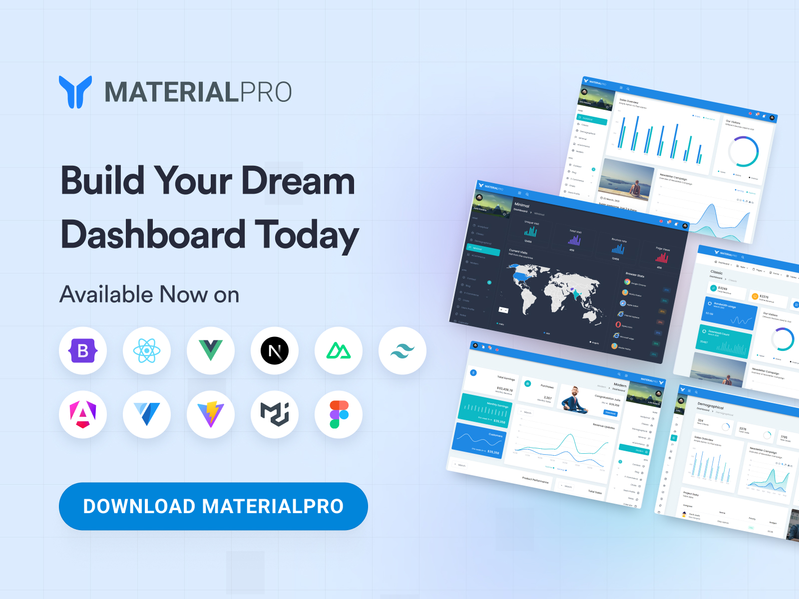 Wrappixel MaterialPRO Admin Template