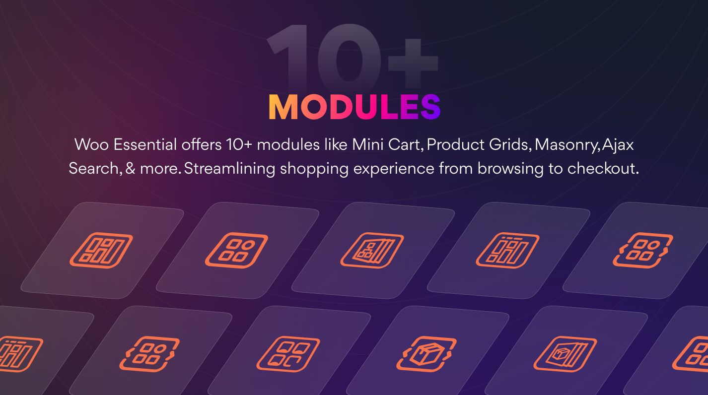 Woo Essential Powerful Shop Builder Modules