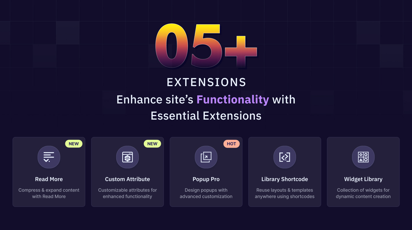 Divi Essential 5+ Divi Essential Extension 