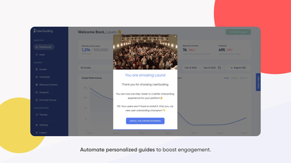 UserGuiding screenshot