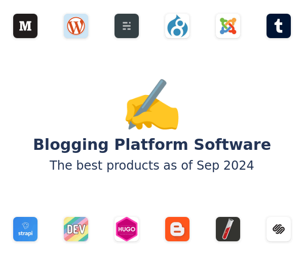 The best Blogging Platform products