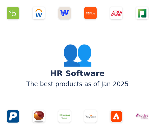 The best HR products