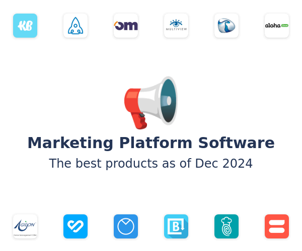 The best Marketing Platform products