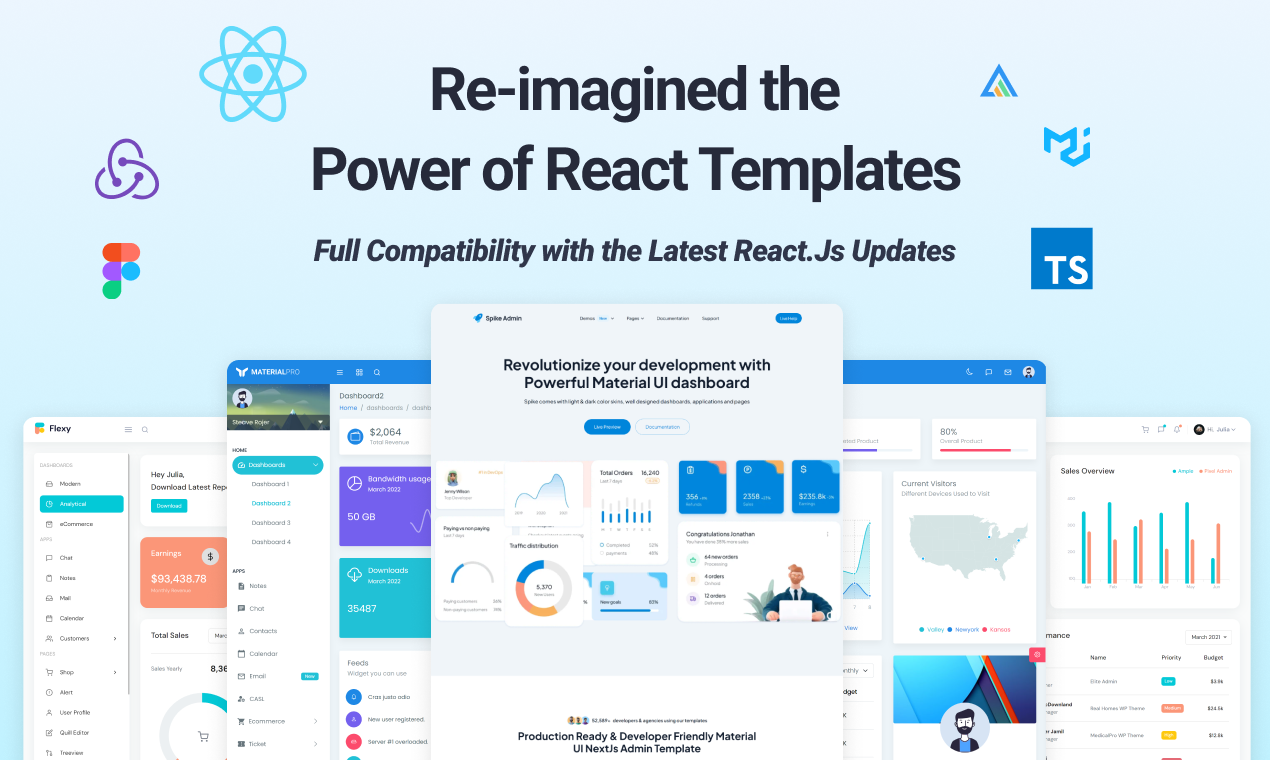 Wrappixel React Templates