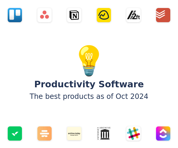 The best Productivity products